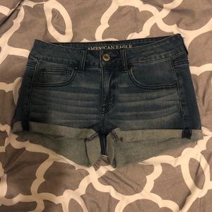 American eagle shortie shorts